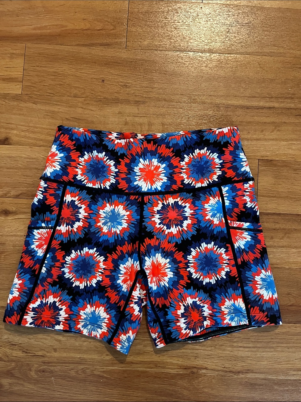 Constantly Varied Gear Patriotic Burst Leggings - Red Blue White